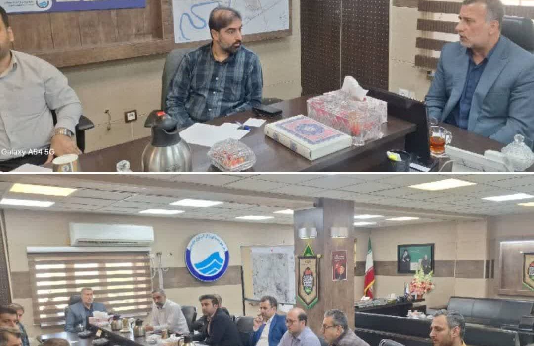 جلسه هماهنگی و برنامه ریزی طرح های عمرانی حوزه آب، آبفا اهواز برگزار شد