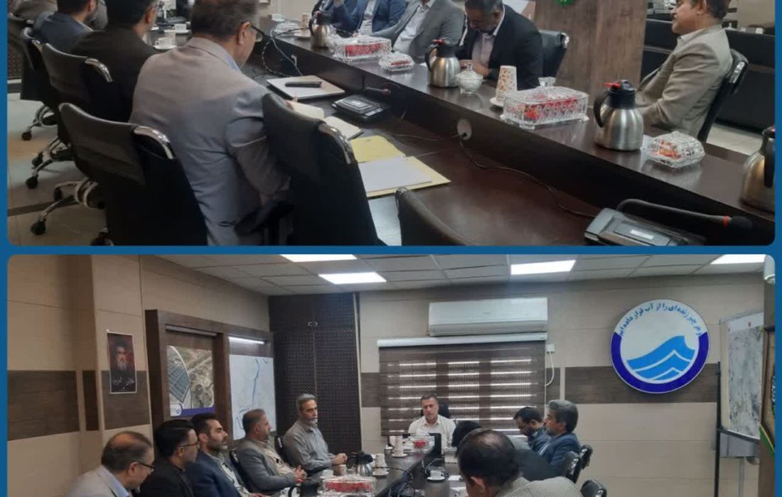 برگزاری جلسه شورای معاونین شرکت آب و فاضلاب اهواز به ریاست مدیرعامل شرکت مهندس دشتی زاده