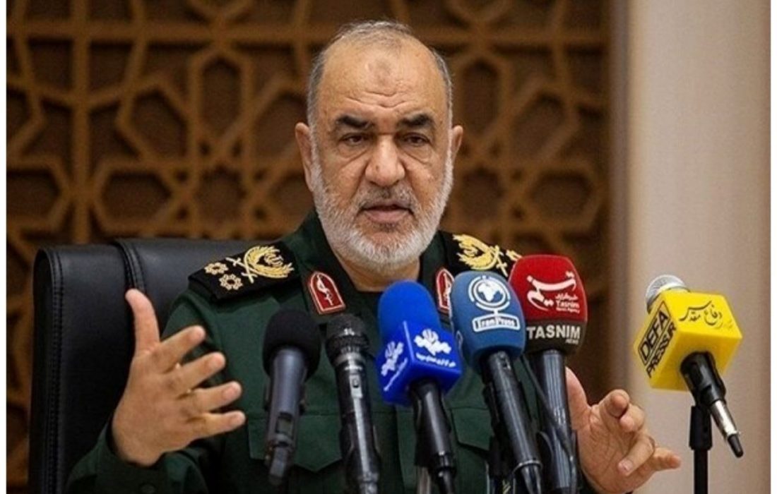 پیام سردار سلامی در پی شهادت علی حیدری