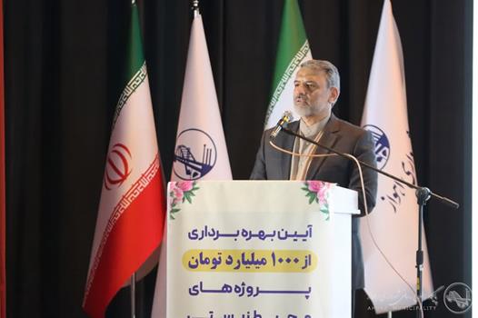 افتتاح ۱۰۰۰ میلیارد تومان پروژه زیست محیطی و حمل و نقل در اهواز