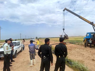 برخورد بازدارنده با برداشت کنندگان غیرمجاز آب در شبکه های آبیاری مارون