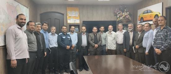 مراسم تودیع و معارفه در سازمان تاکسیرانی