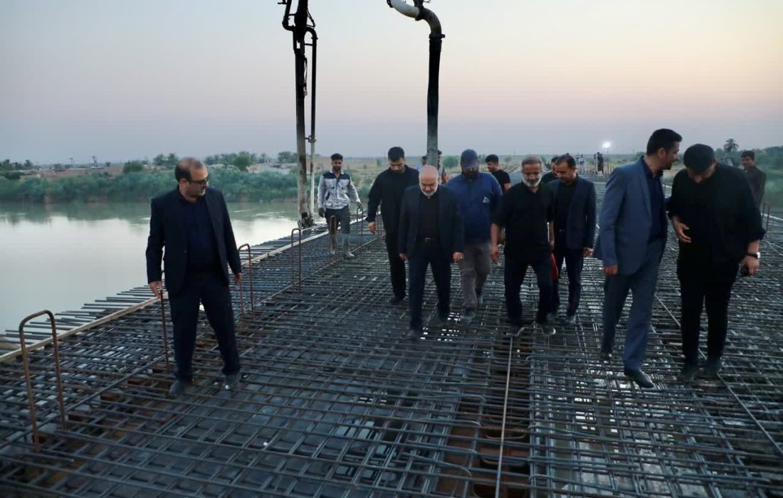استاندار خوزستان: پل عنافچه در آستانه بهره‌برداری است
