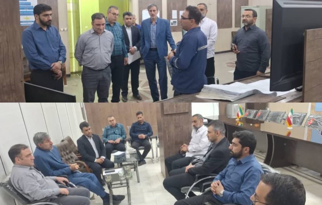 بازدید مدیرکل مدیریت بحران و پدافند غیرعامل شرکت مهندسی آب و فاضلاب کشور از تصفیه‌خانه شماره ۲ آب اهواز