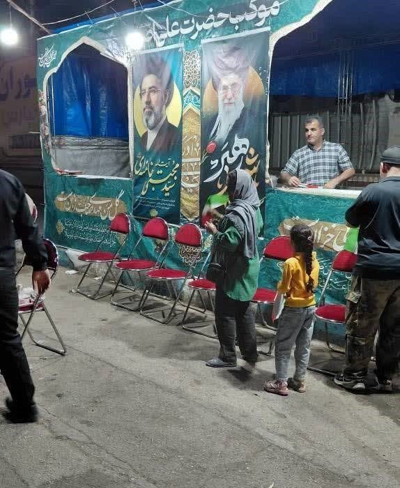 فعالیت شب نهم موکب آبفا خوزستان به همت دفتر حراست و امور محرمانه آبفا خوزستان