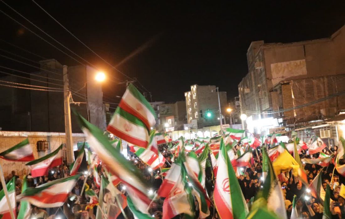 سیل خروشان مردم باغملک در چهلمین روز سوگ رهبر شهید حضرت آیت الله سید علی خامنه ای قائد امت