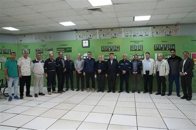 دیدار نوروزی مدیر عامل نفت و گاز مارون با كاركنان عملیاتی