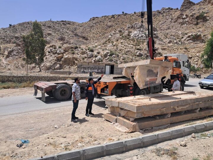 انسداد «پل شهید کلاه‌کج» صیدون به دلیل تعمیر