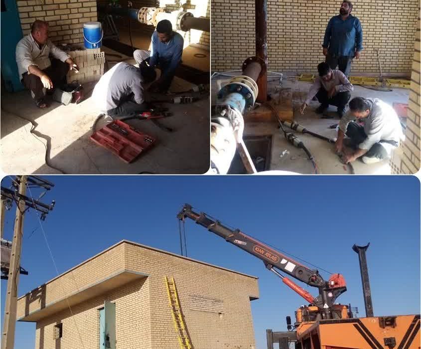 رفع قطعی آب 170 خانوار روستانشین کره سیاه بهبهان