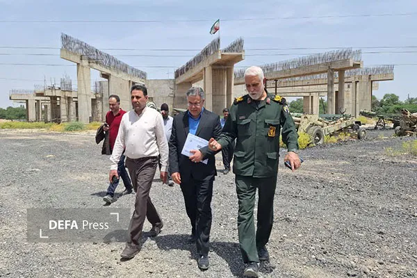 بازدید معاون عمرانی استاندار خوزستان از پروژه موزه دفاع مقدس و مقاومت اهواز