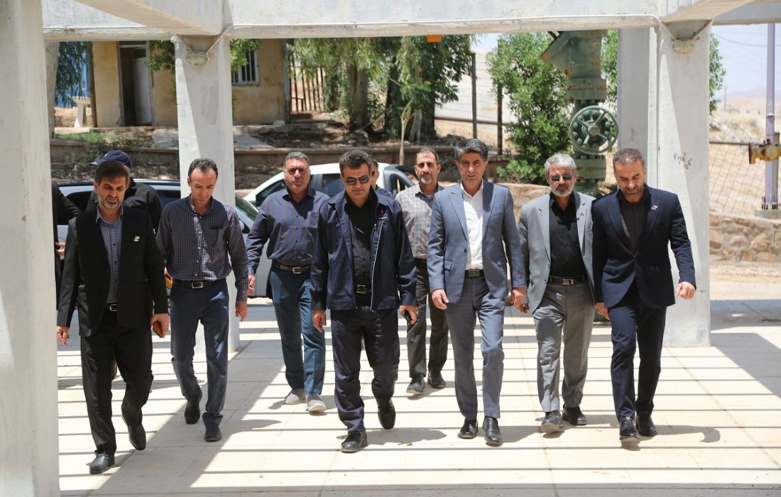 بازدید مدیرکل حراست شرکت ملی نفت ایران از تأسیسات شرکت بهره‌برداری نفت و گاز مسجدسلیمان
