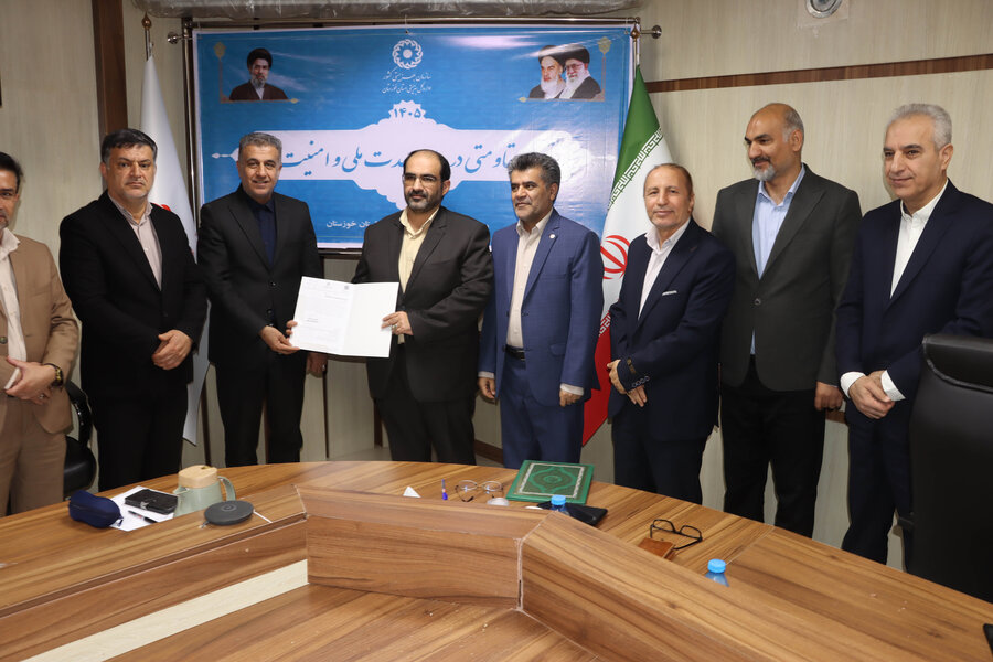 مراسم تکریم و معارفه ذیحساب بهزیستی خوزستان برگزار شد