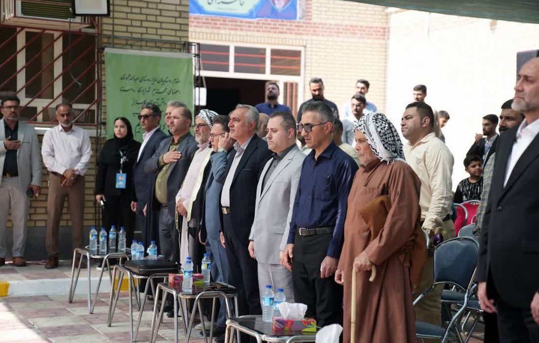 گزارش تصویری آئین افتتاح دبستان دخترانه و پسرانه دوره اول و دوم حضرت آیت الله خامنه ای (ره)
