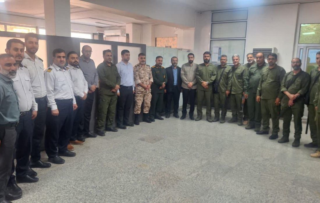 برگزاری رزمایش دفاع از مقر با مشارکت بسیج و حراست شرکت آبفا وفاضلاب استان خوزستان