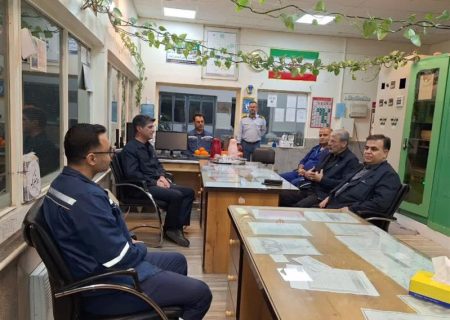 بازدید مدیرعامل شركت بهره‌برداری نفت و گاز مسجدسلیمان از واحدهای عملیاتی در نخستین ساعات سال نو