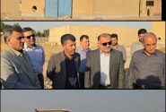 بازدید مدیرعامل شرکت آب و فاضلاب خوزستان از روند اجرای پروژه تاسیسات آبرسانی شهرک عدالت دزفول