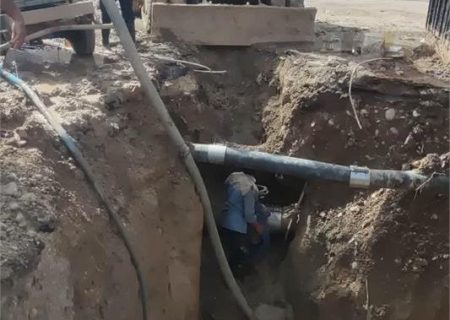رفع مشکل آب مناطق زرگان و کوی فدک در اهواز