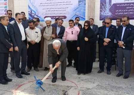 آغاز پروژه اصلاح شبکه آبرسانی شهر امیدیه با حضور معاون استاندار خوزستان