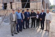 بازدید مدیرکل امور مالیاتی و دستیار استاندار از شیرخوارگاه در حال ساخت بهزیستی خوزستان