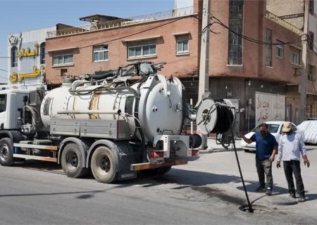 آبادان در نیمه نخست سال؛ بیش از ۱۰ هزار گرفتگی شبکه فاضلاب برطرف شد